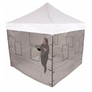 IMPACT CANOPY Food Service Mesh Sidewall Kit with Service Windows, 4 Walls Only, Black 033100013